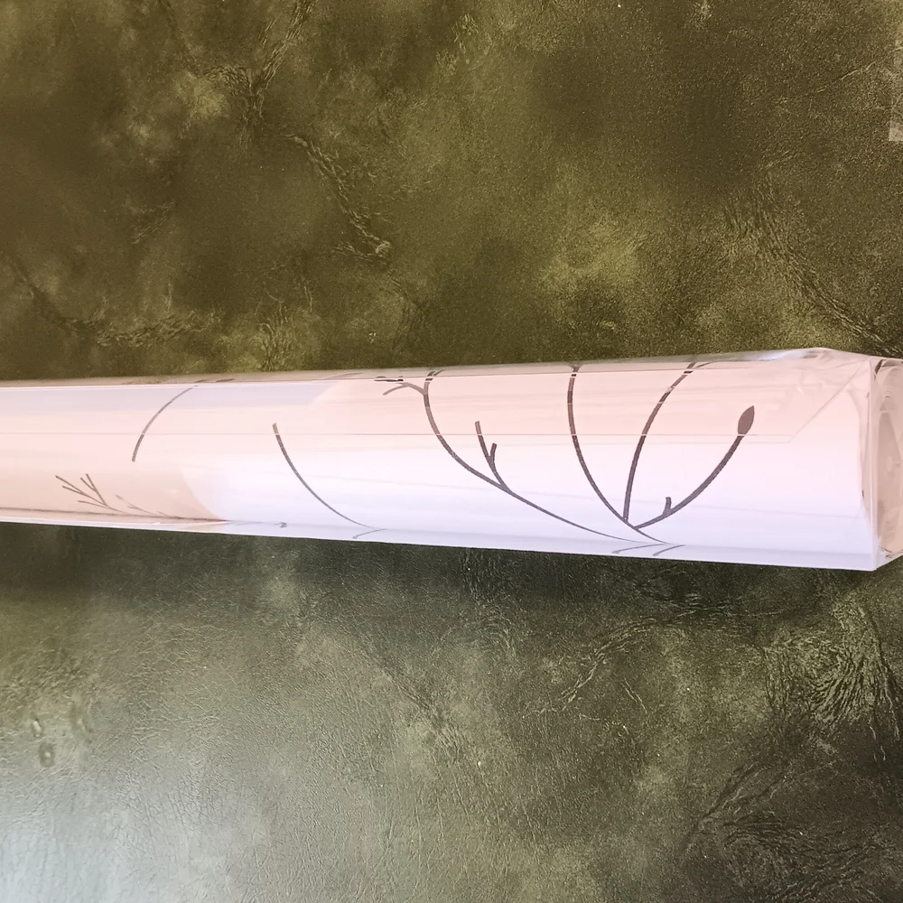 Elegant White and Black Stick On Wallpaper